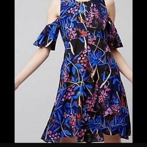 Maeve Floral Elia Cold Shoulder Dress Size 10